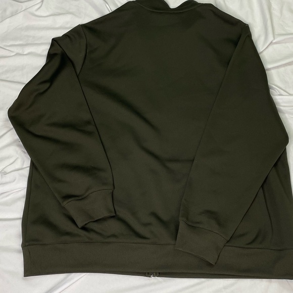 Men’s Perry Ellis Full Zip Olive Green Jacket - Picture 8 of 10